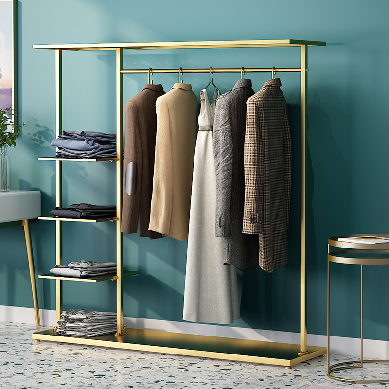 Clothing Store Hanger Ground Clothes Hat Rack Bedroom Intranet Red Home Simple Clothes Rack Brief Modern Clothes Hanger