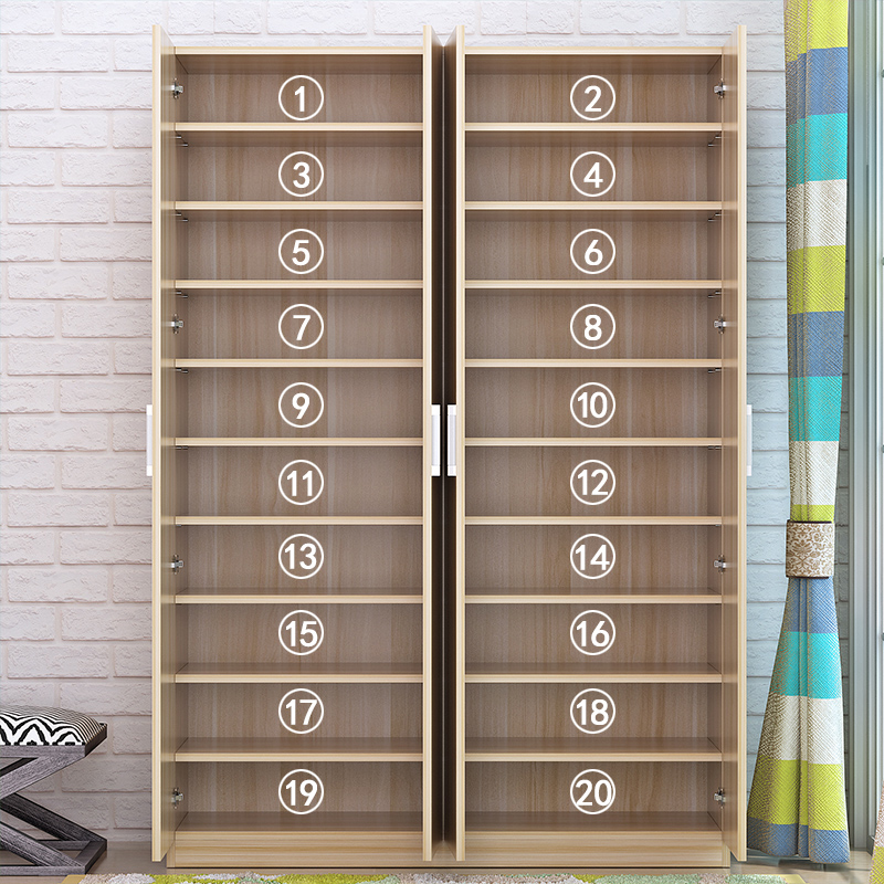 Special Simple Modern Wooden Shoe Rack 10 Layer Large Capacity