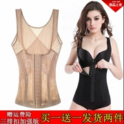 Tingmei ya ya bụng bụng eo eo ngực corset giảm béo phần mỏng sau sinh định hình áo sơ mi cơ thể quần áo giảm béo