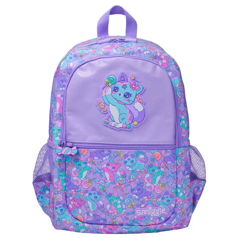 Австралийская школьная сумка Smiggle розовая лазерная лошадь через плечо многофункциональное хранение 1–6 первоклассников рюкзак набор для еды