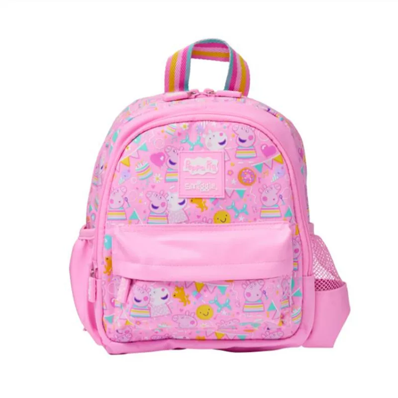 Fuchsia school bag for early age, universal backpack, storage system, 1-3-6 years