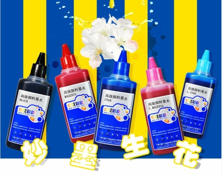 Epson sáu màu liên tục đổ mực Nhuộm sắc tố truyền nhiệt giấy tráng mực