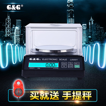 American Shuangjie electronic balance 0 01G 1% precision analysis electronic balance 0 1G electronic scale JJ-Y