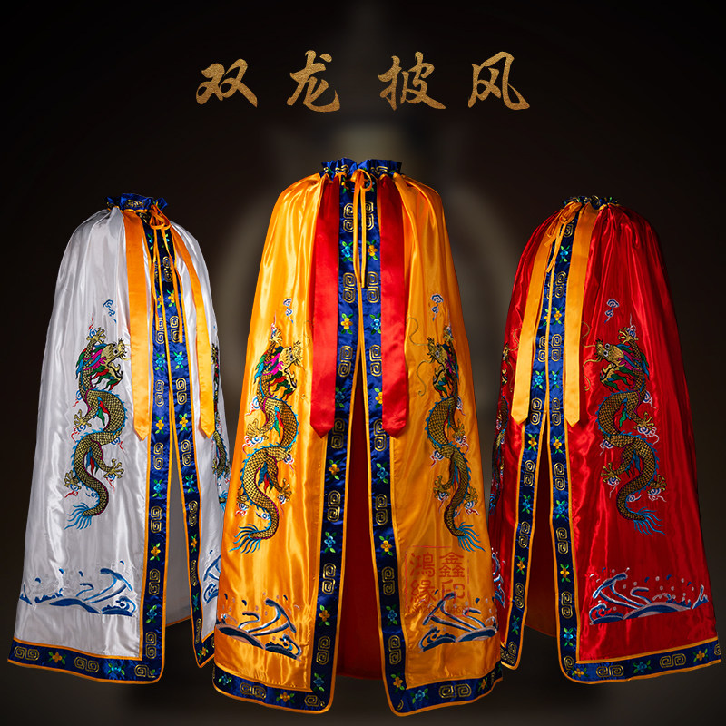 Double-dragon Buddha statue The cloak house deities like embroidery buddha buddha Buddha clothes temple and a fortune god dragon robe
