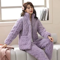 Титани бархатный мелкий фиолетовый набор молнии (женская модель)