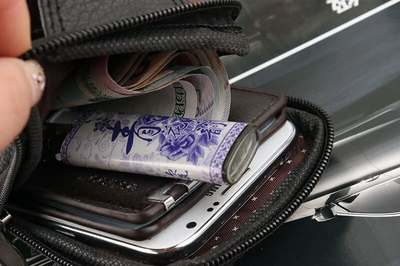 2019 mới đa chức năng đeo đai da túi da dọc 4,7 inch 5,5 inch 5,8 ví điện thoại di động túi để điện thoại
