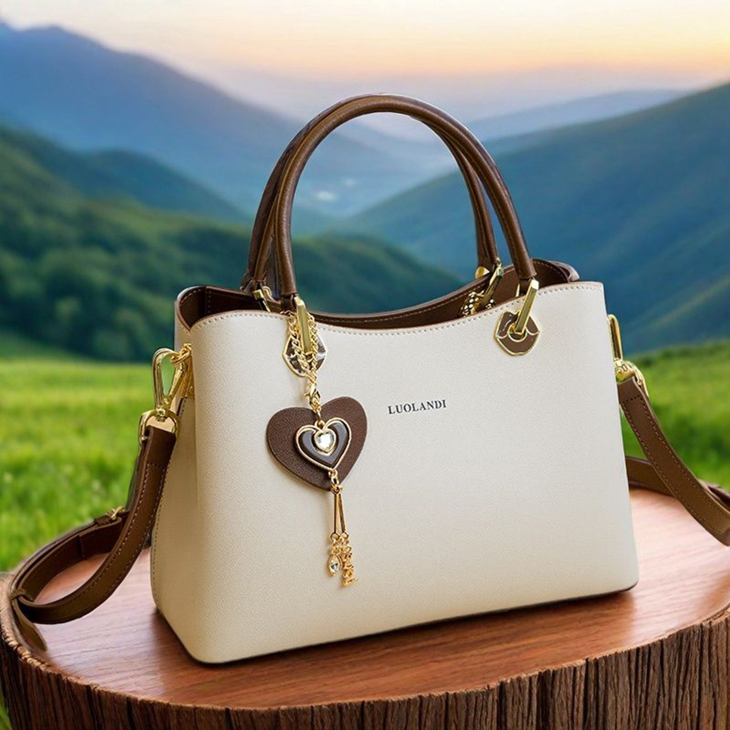 Новинка 2025 года, популярная женская сумка, подарок на день святого Валентина для жены и друзей, модная кожаная сумка-мессенджер