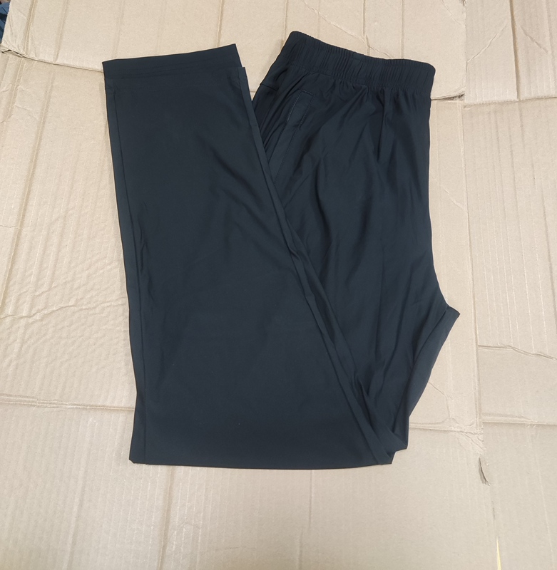 L Men's Summer High-Elastic Ice Silk Four-Way Stretch Sports Quick-Dry Long Pants with Drawstring Waist 681-1 A11-1 L Men's Summer High-Elastic Ice Silk Four-Way Stretch Sports Quick-Dry Long Pants with Drawstring Waist 681-1 A11-1