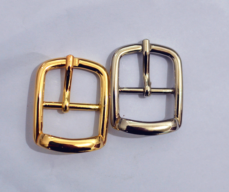 Handmade DIY leather goods Advanced luggage hardware accessories High - grade metal needle buckle for horseshoe three - block button