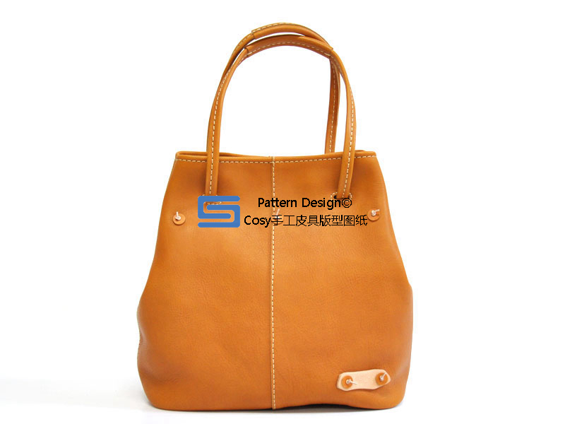 Handmade leather paper-like drawings DIY version paper-style paper-type single shoulder satchel type ACC-51