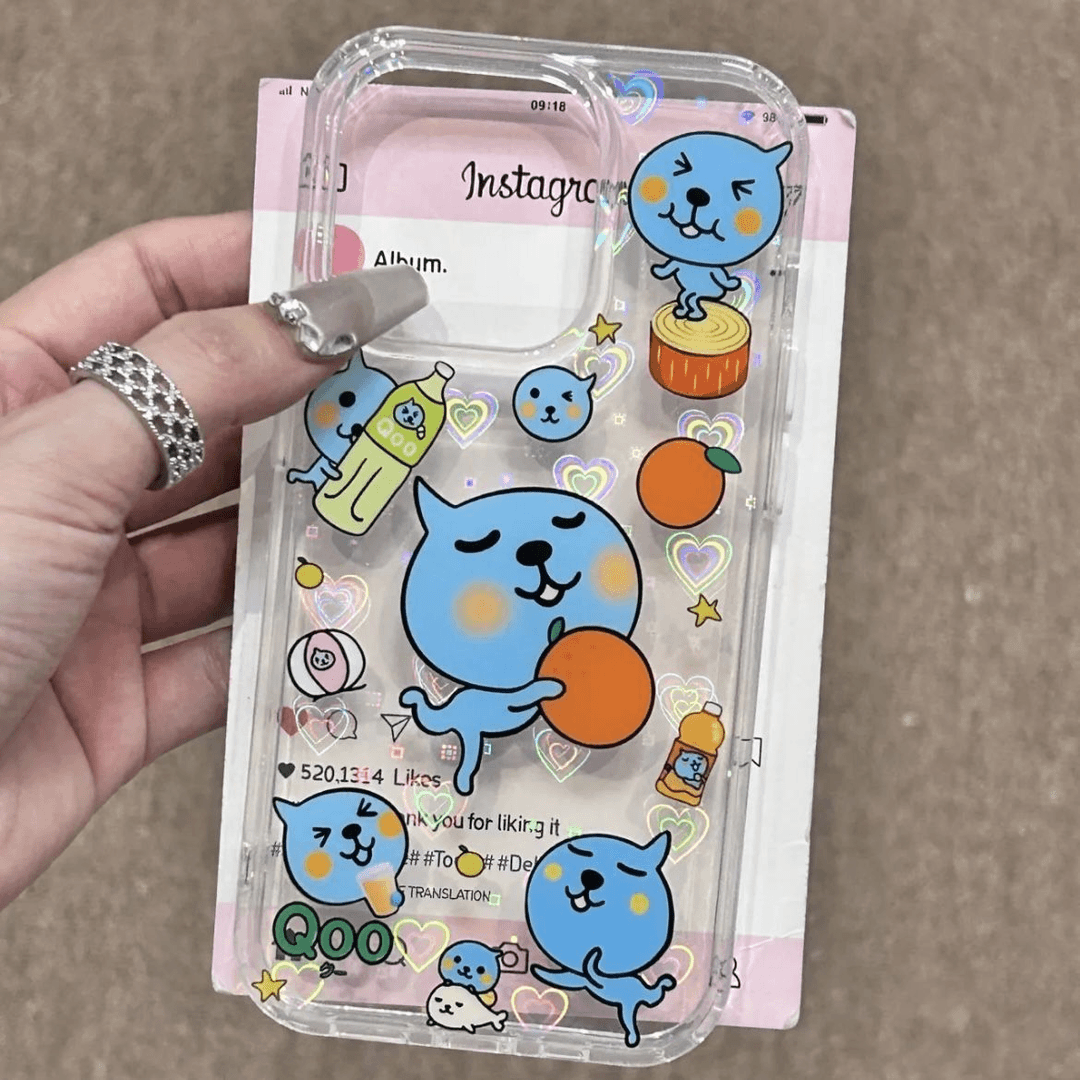 卡通可爱橙汁酷儿适用苹果/华为/OPPO/VIVO/荣耀/小米/红米手机壳评价- 淘宝网, image size:1080x1080