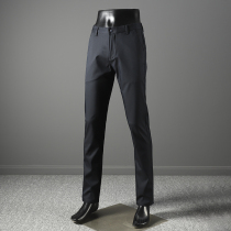 Excellent Quality Autumn New Foreign Trade Factory Cut Mark Mens Pure Color Business Commute Casual Pants Long Pants Tide