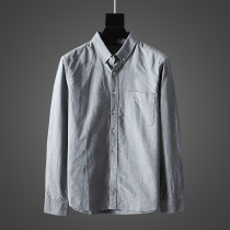 Good quality goods foreign trade factory spring mens cut tail goods leisure cotton Oxford long sleeve shirt shirt shirt