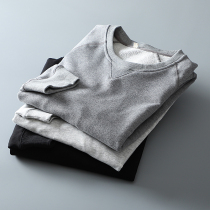 Japanese leisure foreign trade factory cut tail goods mens round collar pullover cotton wool jacket men