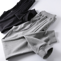 Commuter Good Stock Elastic Comfort Autumn Winter New Men Pure Color 100 Hitch Casual Sports Casual Pants Pants