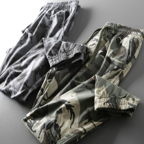 Price-performance Money Thin style Camouflak Autumn New Foreign Trade Men Sports Casual Close-up Casual Pants Men Pants Wave Pants