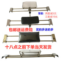 Hair salon shampoo bed durable pillow stainless steel flush bed shampoo pillow cushion headrest height adjustable long frame pillow