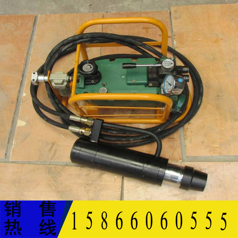 Xin Long Card MQ15 -180 Pneumatic anchor cable tensioning equipment hydraulic tensioning equipment with air pump using anchor cable