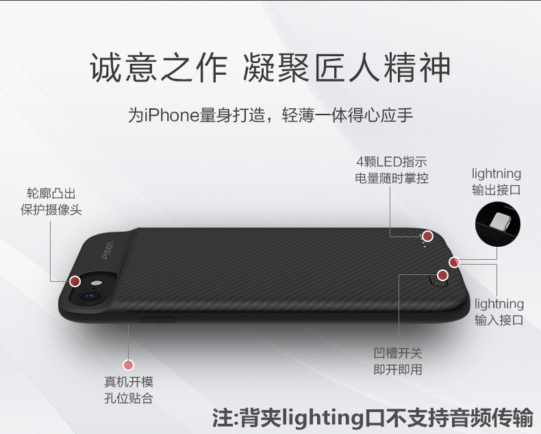 sản phẩm Apple thắng X 8 kẹp loại iPhone6s 6P pin bên ngoài sạc kho tàng điện thoại di động 7plus IP6 i7 siêu mỏng vỏ bảo vệ điện thoại di động thả sức đề kháng nhỏ gọn và di động thông minh một bản gốc chính hãng - Ngân hàng điện thoại di động sạc dự phòng anker