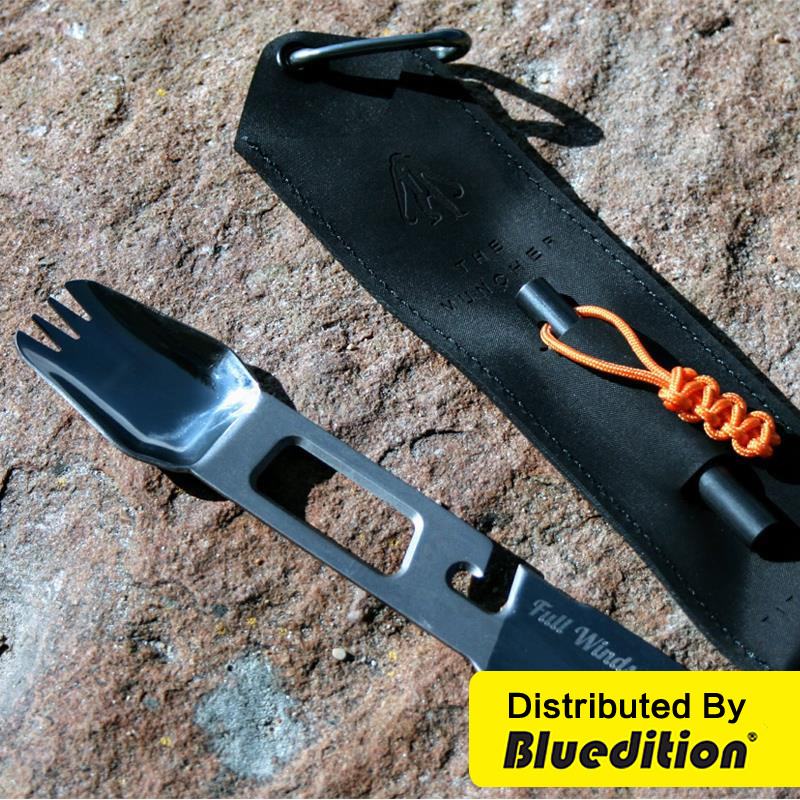 American original dress ten all-in-one Multi-functional titanium alloy tool portable outdoor camping knife spoon fork Suburban God