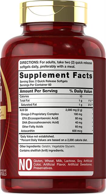 AntarcticKrillOil2000mg120Softgels|Omega-3