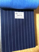 2019 new custom-made suit fabric Plaid stripes custom-made suit custom wool blend fabric high Branch No iron