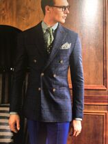 Italian Mazzoni Marzoni fabric suit custom all wool suit custom suit mens custom suit