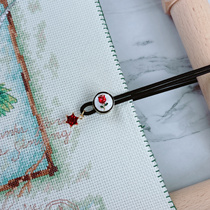 Cross-stitch cloth button cross-stitch cloth button cross-stitch side clip cross-stitch cloth artifact (5 25 5)
