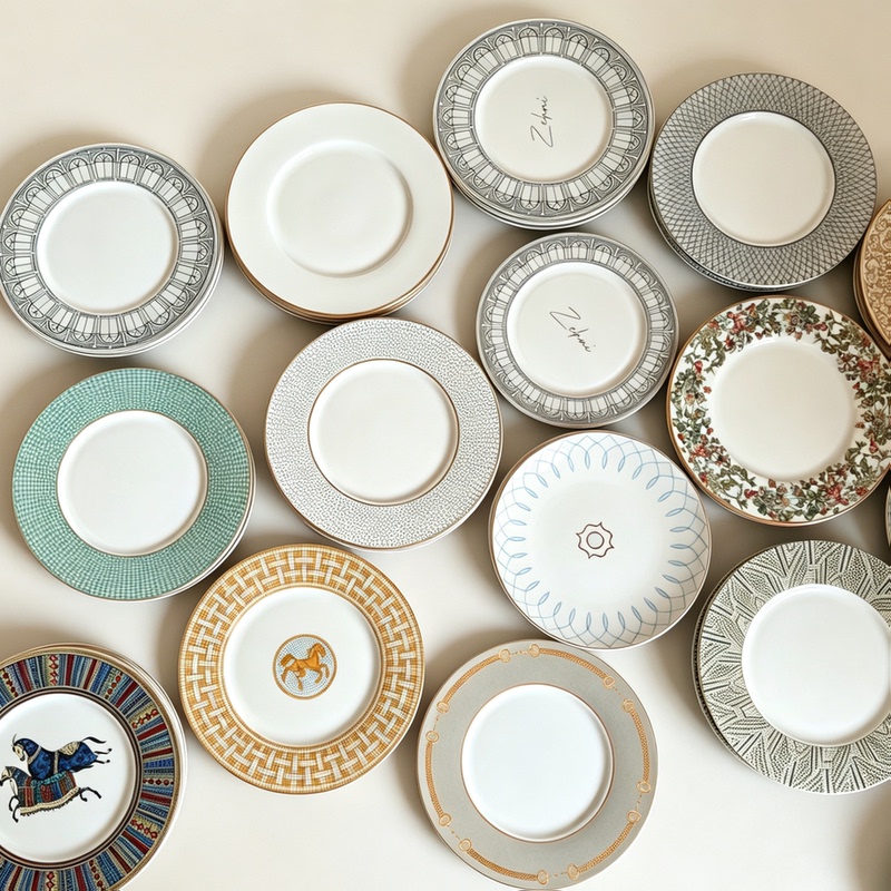 Foreign Trade g Series Ceramic Clearance Sale, Artistic Large Flat Plates, Various Patterned Dinner Plates, Home Decorative Plates, Tabletop Ornaments Foreign Trade g Series Ceramic Clearance Sale, Artistic Large Flat Plates, Various Patterned Dinner Plates, Home Decorative Plates, Tabletop Ornaments
