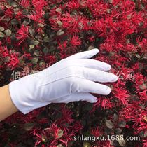 White non-slip gloves parade etiquette three tendons guard of honor guard Review driving security duty for men and women