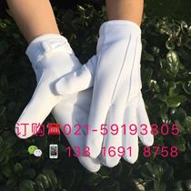 Winter white black duty plus velvet thickened warm non-slip cold-proof cycling gloves concierge security protection