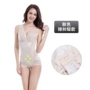 Sau corset dài lệch vai mùa hè siêu mỏng sau sinh bụng eo eo cơ thể định hình quần áo giảm béo - Một mảnh đồ lót ren gợi cảm