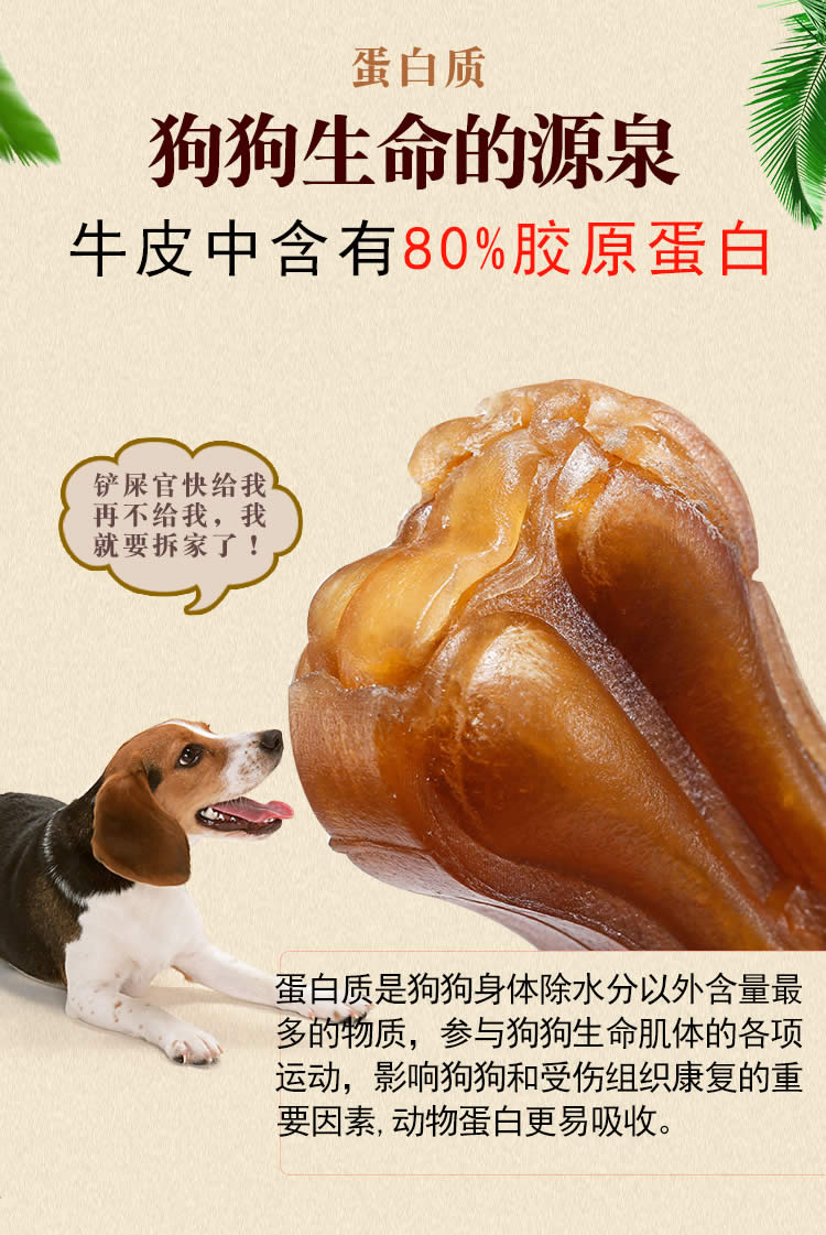 Chó răng hàm xương cắn chó nhai chó con Golden Retriever chó da lớn đồ ăn nhẹ làm sạch răng gói quà tặng lớn 25 - Đồ ăn vặt cho chó ganador puppy 3kg