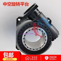 Precision electric turntable hollow rotating platform 500KG 1T 2T 3T 4T indexing plate positioning table