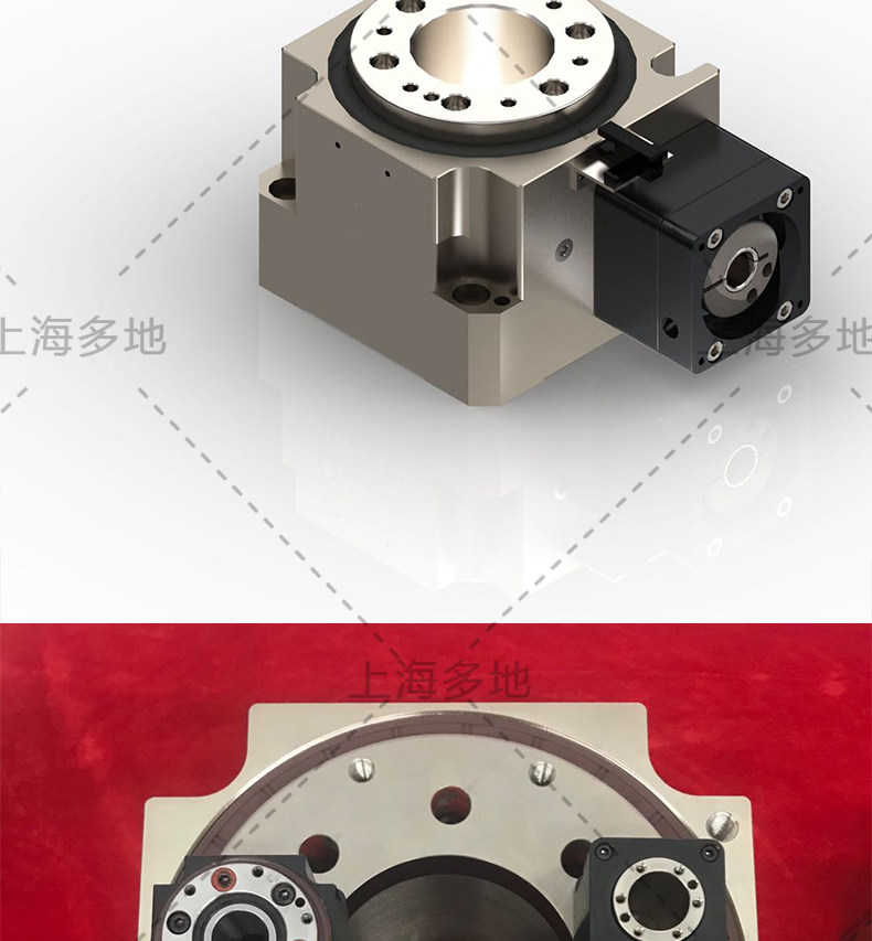 CNC electric indexing plate 57 stepper control electric hollow rotary platform reducer to replace the splitter
