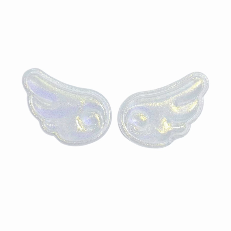 Dreamy Glitter Angel Wings Shoe Charms, 3D Acrylic Decorations, Cartoon Crocs Shoe Accessories Dreamy Glitter Angel Wings Shoe Charms, 3D Acrylic Decorations, Cartoon Crocs Shoe Accessories