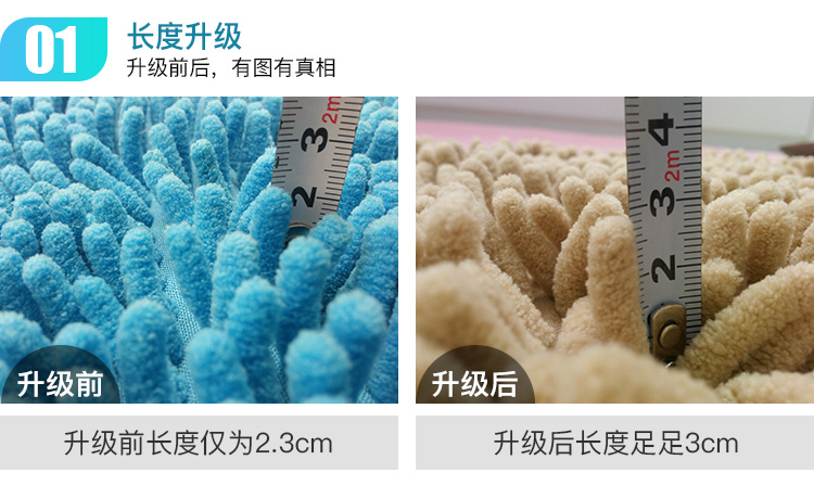 Chenille hàng gia dụng cửa phòng tắm thấm phòng khách bàn cà phê ngủ cạnh giường ngủ thảm tùy chỉnh tấm thảm chùi chân lát - Thảm thảm lông chụp ảnh