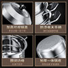 New 304 Stainless Steel Steamer Pot for Home Use, Multifunctional Steamer with Large Capacity and Steaming Basket, Suitable for Induction Cookers and Gas Stoves