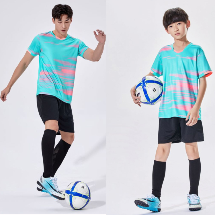 New children adults the same style footballing football clothes football clothes board training clothes can be customized