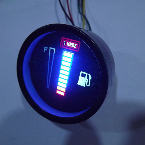 Red Day Electronics - Automotive Motorcycle positive and anti - Sensor Special LED oil scale 12V 24V oil meter