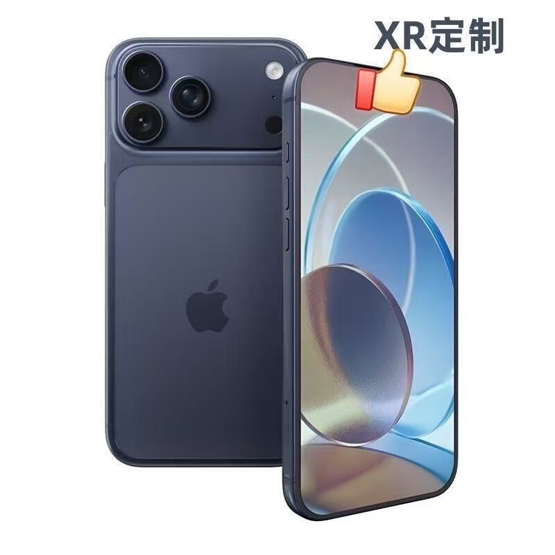 Apple iPhone Xr Modified to 17 Pro Dual Sim 11 Chinese Version 15 Pro Original Device Original Screen 16 Pro with Face Id 12