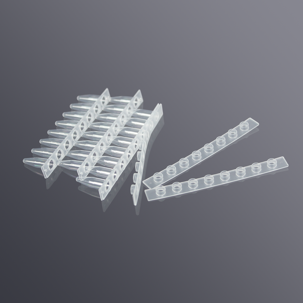 甄选PST-0208-FT-CB 0.2ml平盖八排管（含盖）替换康宁Pcr-0208-c