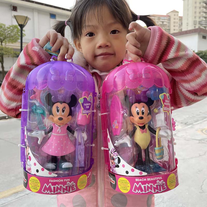 Export Minnie Princess cosplay dress-up clothes Mickey Mouse doll suit girl play house birthday gift