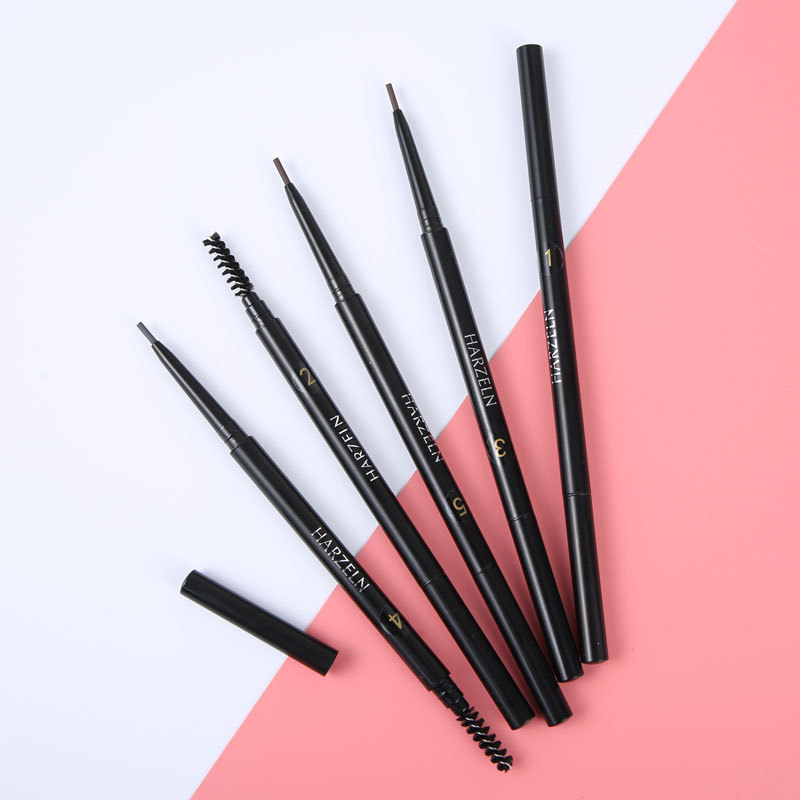 Extremely fine brow female ultra-fine core double head eyebrow pen waterproof and anti-perspiration persistent not fainting and not decolourizing root root well-defined solid-Taobao