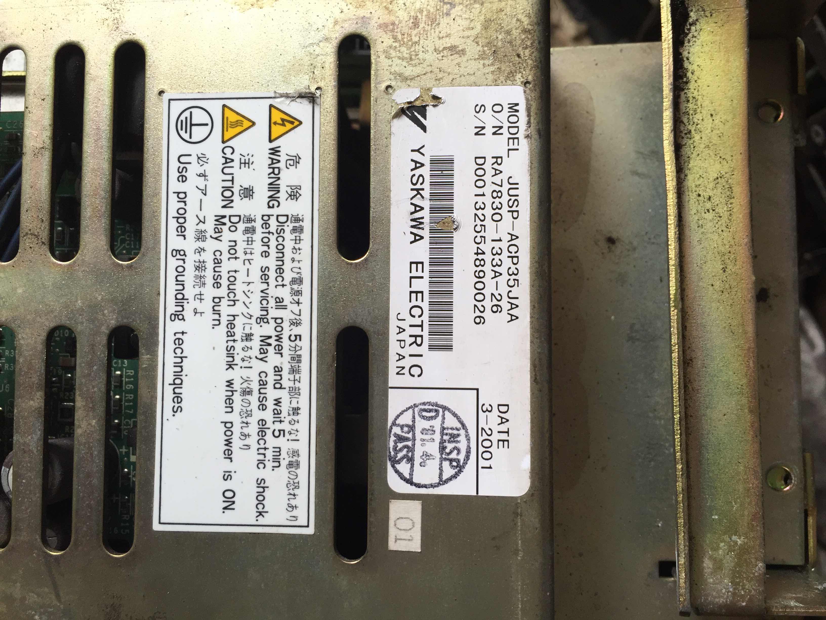 Yaskawa Robot JUSP-ACP35JAA whole machine motherboard sales