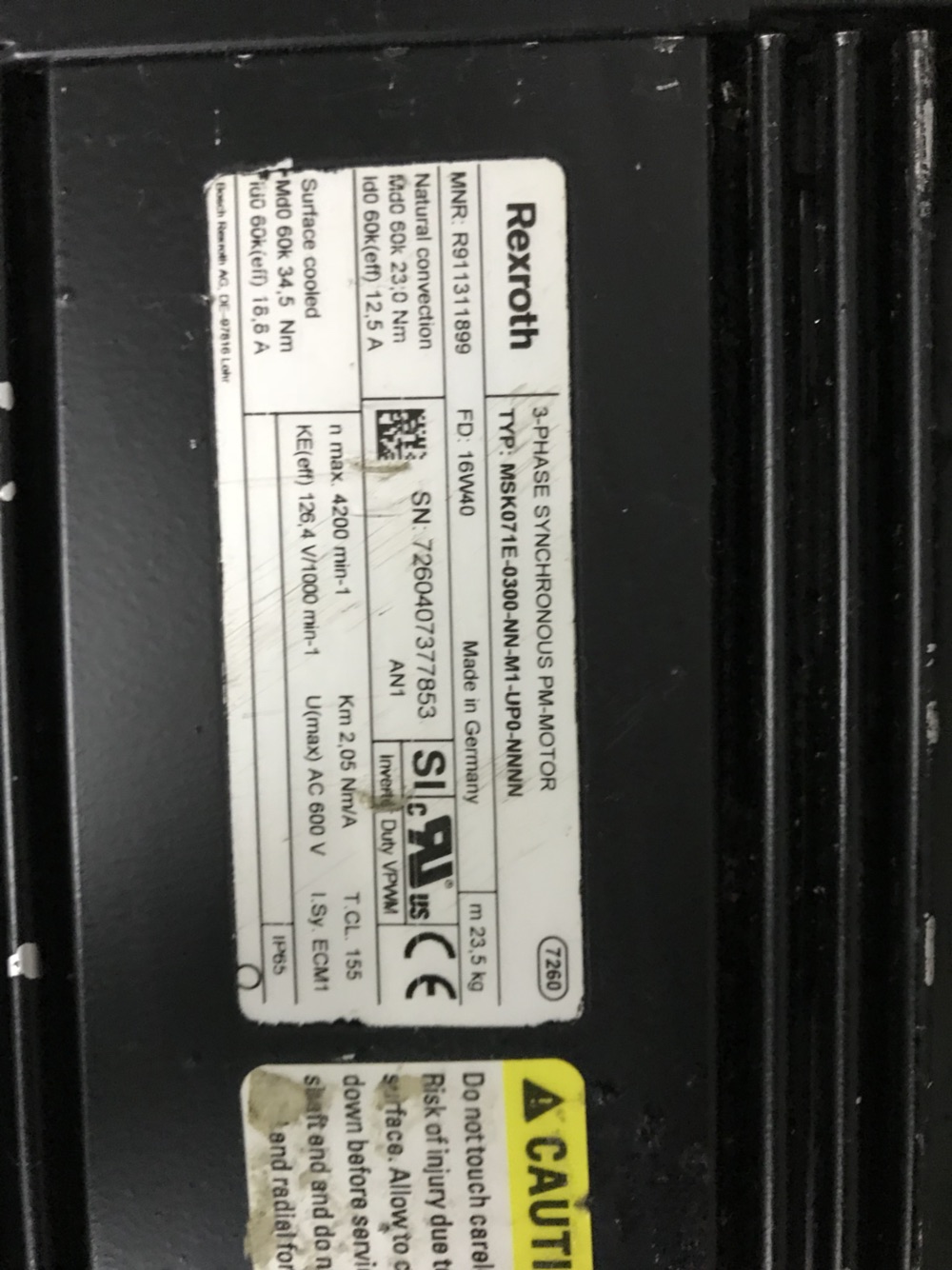 Lex Lex servo motors MSK071E-0300-NN-M1-UP0-NNNN Spot Sales