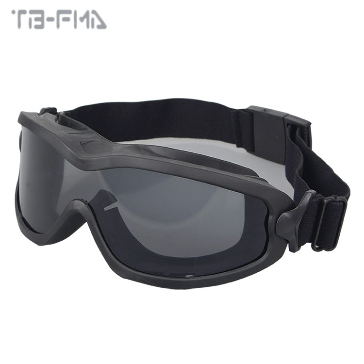 FMA tactical goggles single-layer double-layer anti-fog wind high-strength hardened lens breathable goggles TB1314