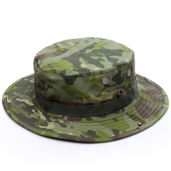 전술 베니 모자 야외 필드 육군 팬 라운드 브림 모자 태양 보호 태양 모자 어부 모자 멀티 컬러 옵션