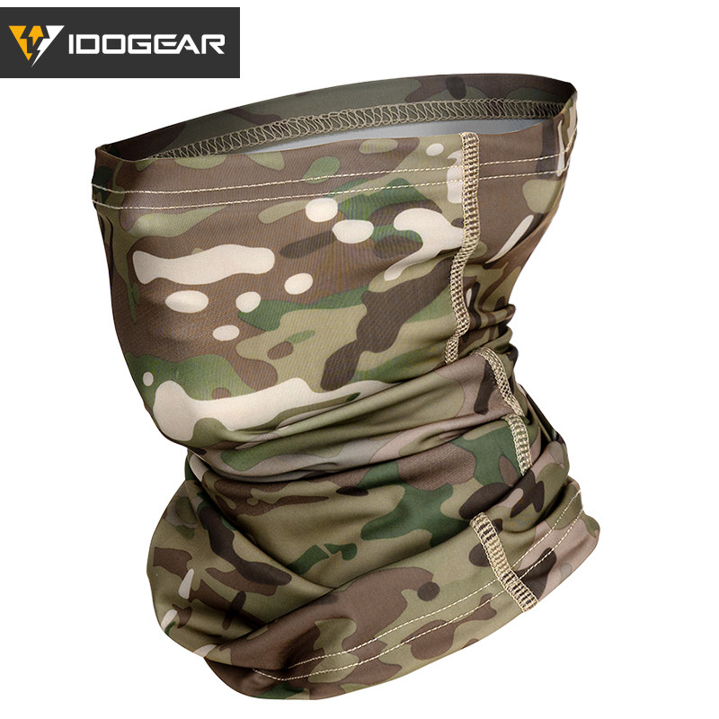 Small steel scorpion camouflage mask military fan CS half-face turban tactical outdoor sunscreen riding face towel headgear