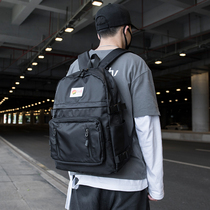 ABOYS schoolbag male college junior high school student casual male soil fashion trend backpack travel shoulder bag tide brand